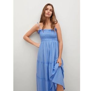 MANGO 🥭 Cecilia Dress Tie Shoulder